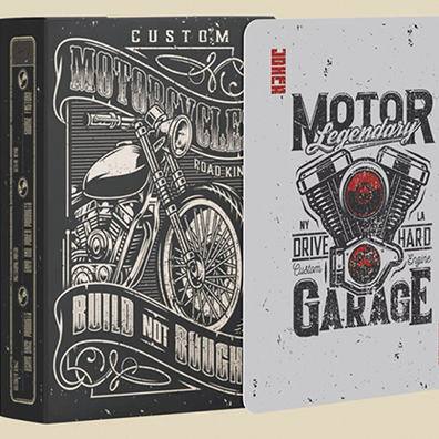 Custom Motorcycles Playing Cards